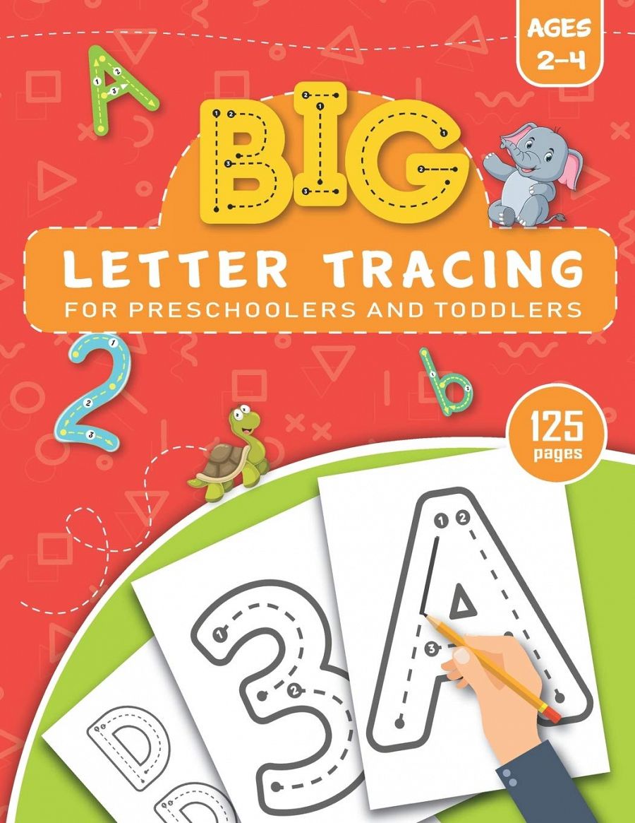 Big Letter Tracing Book Cover